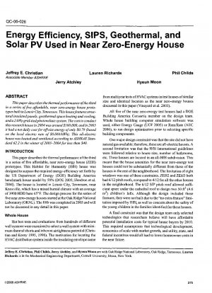 エネルギー効率、ほぼゼロエネルギー住宅、地熱エネルギー、太陽光発電への投資オプション