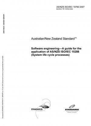 ソフトウェア工学。
AS/NZS ISO/IEC 15288 (システム ライフ サイクル手順) に適用されるガイダンス