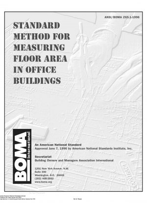 オフィスビルの床面積の測定方法（ANSI Z65.1-1980の再設計・改訂）