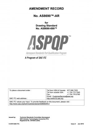 AS8690-699AR 図面規格番号 AS8690-699 の改訂記録