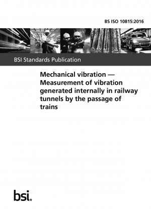 機械振動は、鉄道トンネル内を列車が通過するときに発生する振動を測定します。