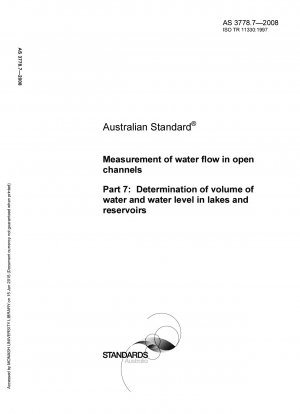 開水路の水流測定 湖や貯水池の水量と水位の測定