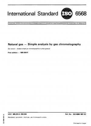 天然ガス ガスクロマトグラフィーによる簡易分析