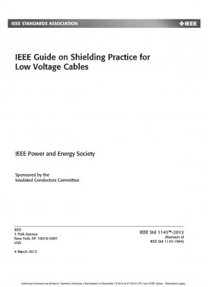 低電圧ケーブルのシールド実践に関する IEEE ガイド