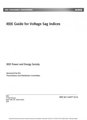 IEEE 電圧低下指数ガイドライン