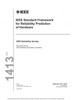 ハードウェア信頼性予測のための IEEE 標準フレームワーク Redline