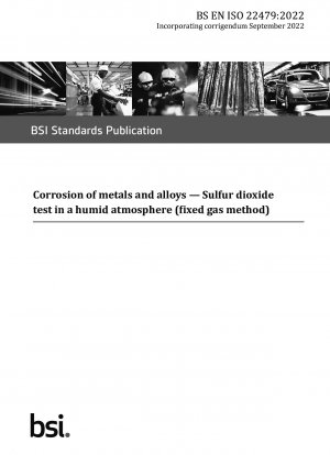 金属および合金の腐食 湿潤雰囲気下での二酸化硫黄試験（固定ガス法）