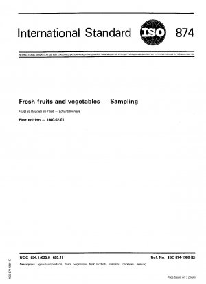 新鮮な果物と野菜のサンプリング方法