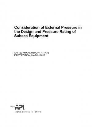 海中機器の設計および圧力定格における外部圧力の考慮 (第 1 版)