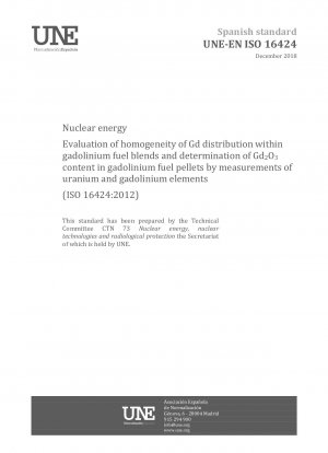 Nuclear Energy は、ガドリニウム燃料混合物中の Gd 分布の均一性を評価し、ウランおよびガドリニウム元素を測定することによってガドリニウム燃料ペレット中の Gd2O3 含有量を決定します。
