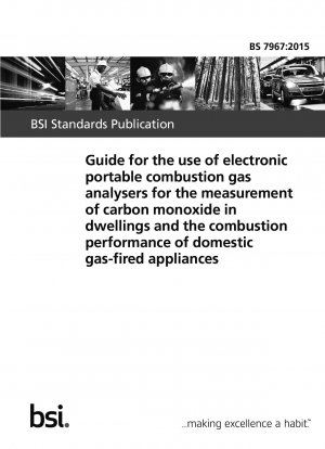 住宅における家庭用ガス機器の一酸化炭素および燃焼性能を測定するためのポータブル電子燃焼ガス分析計の使用説明書