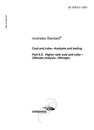 石炭とコークス 分析と試験 パート 6.2: 高級石炭とコークス 元素分析 窒素
