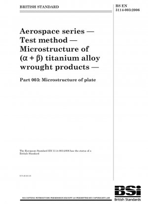 航空宇宙シリーズ 試験方法 （α＋β）チタン合金鍛造品の組織 その003 板材の組織