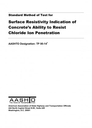 コンクリートの塩化物イオン浸透に対する耐性を示す表面抵抗率の標準試験方法