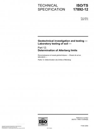 地質工学的調査と検査 土壌の実験室検査 パート 12: アッターベルグの極限塑性限界の決定。