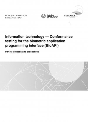 情報技術生体認証アプリケーション プログラミング インターフェイス (BioAPI) の適合テスト パート 1: 方法と手順