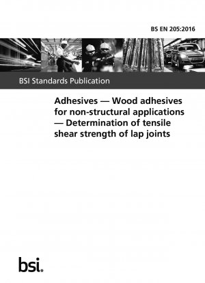 接着剤 非構造用途に使用される木材接着重ね継手の引張せん断強度の測定