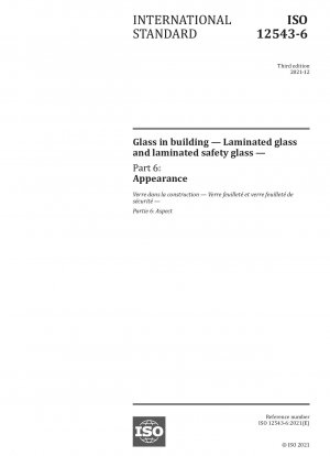 建築用ガラス 合わせガラスおよび合わせ安全ガラス 第 6 部：外観