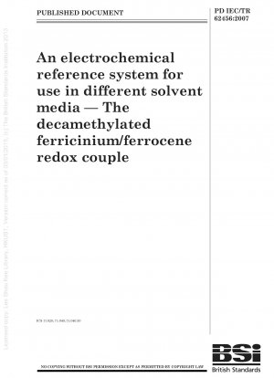 電気化学リファレンス システム さまざまな溶媒媒体用のデカメチル酸鉄/フェロセン酸化還元対