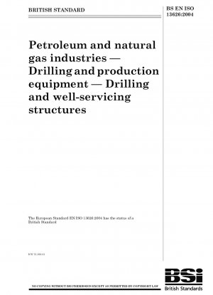 石油およびガス産業。
掘削および生産装置。
掘削および坑井の補助装置
