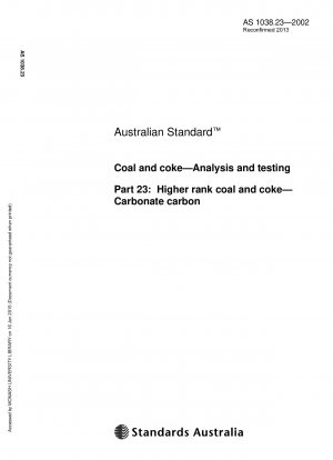 石炭とコークスの分析と試験 高度な石炭とコークスの炭酸炭素