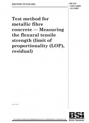 金属繊維コンクリートの試験方法 曲げ引張強さの測定（残留比例限界（LOP））