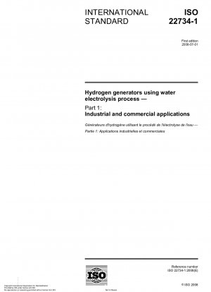 水の電気分解を利用した水素発生装置 パート 1: 産業用および商業用設備