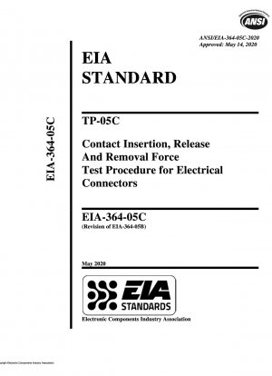 TP-05C 電気コネクタの挿抜力試験方法