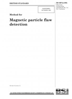 磁粉検査方法