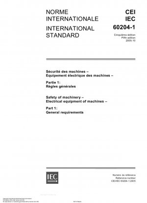 機械の安全性 機械の電気設備 パート 1: 一般要件