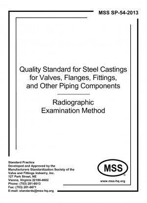 バルブ、フランジ、継手およびその他の配管部品の鋳鋼品の品質を検査する標準的な X 線検査方法