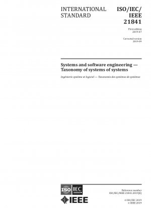 システムおよびソフトウェアエンジニアリング システムオブシステムの分類 (第 1 版)