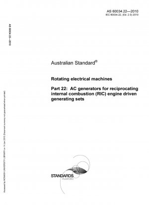 レシプロ内燃 (RIC) エンジン駆動発電機セットのオルタネーターに使用する回転電機