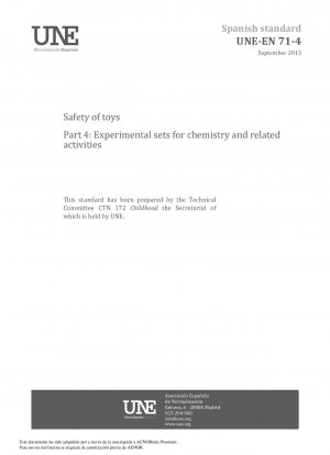 玩具の安全性パート 4: 化学実験のセットアップと関連活動