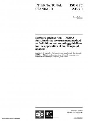 ソフトウェアエンジニアリング、NESMA Functional Scaling Method Version 2.1、ファンクションポイント分析アプリケーションの定義とカウントガイドライン