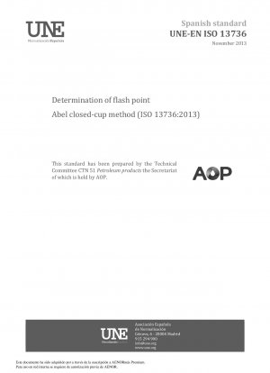 引火点の測定 - アーベル密閉カップ法 (ISO 13736:2013)