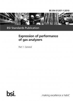 ガス分析計の性能表現 一般原則