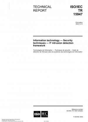 情報技術、セキュリティ技術、情報技術 (IT) 干渉検出フレームワーク