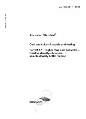 石炭とコークスの分析と試験 高度な石炭とコークスの相対密度分析 サンプル/密度ボトル法