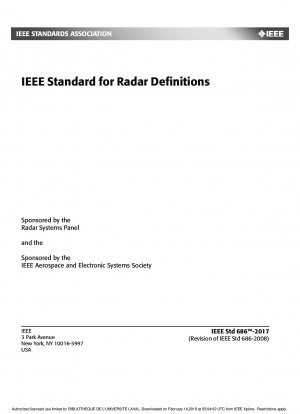 IEEE レーダー定義規格