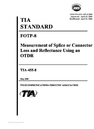 FOTP-80は、ケーブル化されていないシングルモードファイバーのカットオフ波長を送信パワーによって測定します。