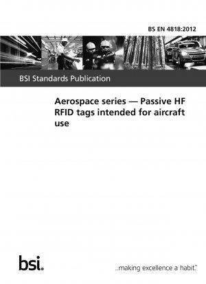 航空宇宙シリーズ航空機用パッシブ高周波無線識別 (HF RFID) タグ