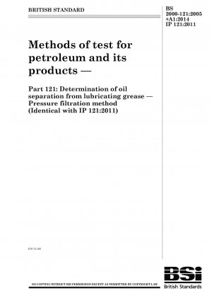 石油およびその製品の試験方法 潤滑グリース中の油分離の測定 フィルタープレス法