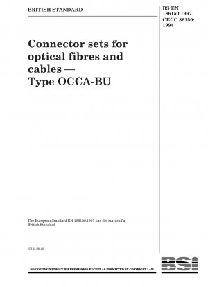 光ファイバーおよびケーブル コネクタ キット - OCCA - タイプ BU