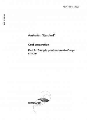 石炭の準備 - サンプルの前処理 - ドロップ粉砕