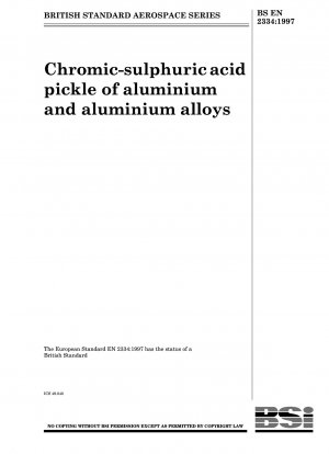 アルミニウムおよびアルミニウム合金のクロム硫酸酸洗