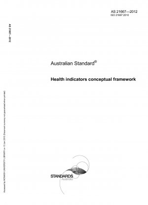 健康指標の概念フレームワーク