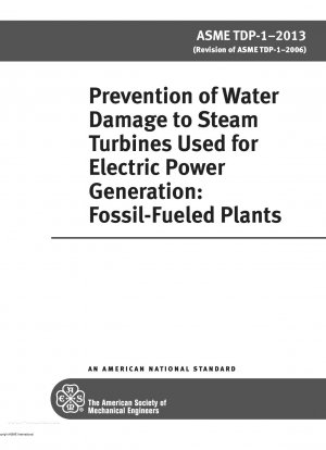 発電用蒸気タービンの水害防止：化石燃料プラント
