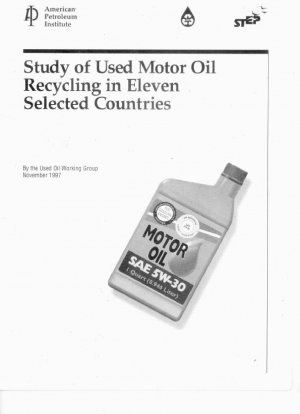 選ばれた11か国における廃エンジンオイルのリサイクルに関する調査