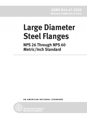 NPS 26 - NPS 60 用の大径スチールフランジ。